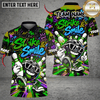 Maxcorners Bowling Strike & Smile Bowling Graphic Multicolor Customized Name, Team Name 3D Shirts