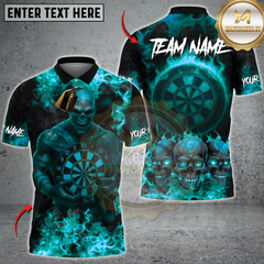 Maxcorners Mummy Inferno Darts Multicolor Customized Name, Team Name 3D Shirts