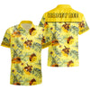 Maxcorners Personalized Honey Bee Tropical Hawaii Shirt Beach Short LM1304