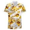 Maxcorners Personalized Honey Bee Tropical Hawaii Shirt Beach Short LM1304