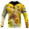 Maxcorners Personalized Name Honey Bee 13 All Over Printed Unisex Shirt LM1304