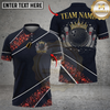 Maxcorners Bowling And Pins Glitter Sparkling Crown Customized Name, Team Name 3D Shirt (6 Colors)