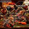 Maxcorners Trap Shooting Shotgun & Target Burst Motion Graphic Multicolor Customized Name, Team Name 3D Shirts