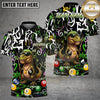 Maxcorners Billiards 8 Ball Graffiti Pool Dinosaur Gang Smoke Personalized Name Shirt (4 Colors)