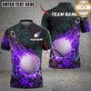 Maxcorners Golf Fireball Magic Personalized Name, Team Name 3D Shirt (4 Colors)