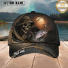 Maxcorners Fishing Skull Angler Moonlight Personalized 3D Cap