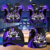 Maxcorners Bowling Bowling Ball And Pins Strike Design Personalized Team Sportswear Set - Polo Shirt, Cap & Skorts