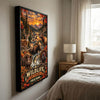 Maxcorners Hunting Freedom Mountain Wilderness Personalized Canvas Wall Art
