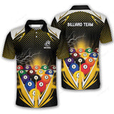 Maxcorners Classic Legend Billiard 3D Polo Shirts