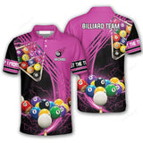 Maxcorners Billiard Lover Billiard multicolor Polo Shirts For Men, Billiard team shirts, Gift for Pool team player