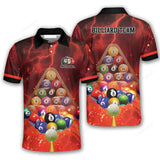 Maxcorners Lightning Storm Billiard Shirts For Men, Billiard team shirts, Gift for Pool team player