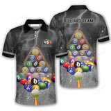 Maxcorners Lightning Storm Billiard Shirts For Men, Billiard team shirts, Gift for Pool team player