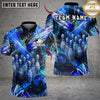 Maxcorners Bowling And Pins Neon Paint Burst Customized Name, Team Name 3D Shirt (4 Colors)