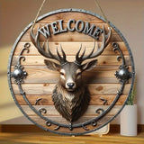Maxcorners Vintage Elk Hunting Wooden Sign