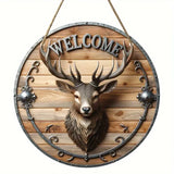 Maxcorners Vintage Elk Hunting Wooden Sign