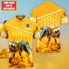 Maxcorners Personalized Name Honey Bee 24 All Over Printed Unisex Shirt LM1304