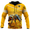Maxcorners Personalized Name Honey Bee 24 All Over Printed Unisex Shirt LM1304