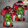 Maxcorners Graffiti Frog Golf Polo Personalized Name, Team Name 3D Shirt (4 Colors)