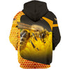 Maxcorners Personalized Name Honey Bee 25 All Over Printed Unisex Shirt LM1304