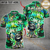 Maxcorners Funny Never Give Up Graffiti Pattern Bowling Game Jersey Multicolor Options Personalized Name, Team Name 3D Shirt (4 Colors)