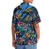 Maxcorners Crazy Hot Rod Drag Racing Hawaiian Shirt
