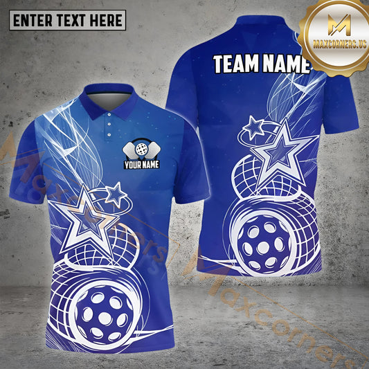 Maxcorners 3D Multicolor Pickleball Personalized Unisex Shirt 4 (4 colors)