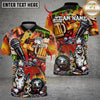 Maxcorners Bowling And Pins Funny Beer Drunken Strike Street Style Customized Name, Team Name 3D Shirt (4 Colors)