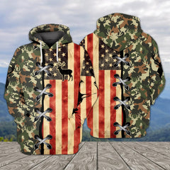 Maxcorners America Deer Hunter All Over Print Shirt TU2511