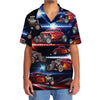 Maxcorners Personalized Hot Rod America Patriot Hawaiian Shirt