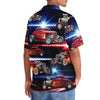 Maxcorners Personalized Hot Rod America Patriot Hawaiian Shirt