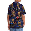 Maxcorners 4th Of July Funny Yorkshire Terrier Hot Rod Hawaiian Shirt