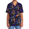 Maxcorners 4th Of July Funny Pug Hot Rod Hawaiian Shirt