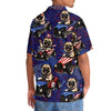 Maxcorners 4th Of July Funny Pug Hot Rod Hawaiian Shirt