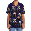 Maxcorners 4th Of July Funny Maltese Hot Rod Hawaiian Shirt
