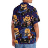 Maxcorners 4th Of July Funny Pomeranian Hot Rod Hawaiian Shirt