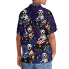 Maxcorners 4th Of July Funny Dalmatian Hot Rod Hawaiian Shirt