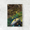 Maxcorners Tuna Fishing Deep Water Action Scene Design Personalized Name 3D Poster