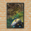 Maxcorners Tuna Fishing Deep Water Action Scene Design Personalized Name 3D Poster