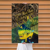 Maxcorners Mahi Mahi Fishing Vibrant Reef Underwater Scene Design Personalized Name 3D Poster