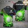 Maxcorners Golf Fireball Magic Personalized Name, Team Name 3D Shirt (4 Colors)