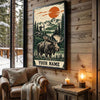 Maxcorners Wildlife Outdoor Autumn Hunting Collage Personalized Canvas Wall Art