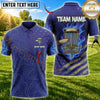 Maxcorners Disc Golf Basket & Flying Disc Graphic with Intricate Swirl Pattern Multicolor Customized Name, Team Name 3D Shirts