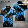 Maxcorners Dragon Golden Ball Fire Bowling Jersey Multicolor Options Personalized Name, Team Name 3D Shirt