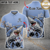 Maxcorners Bowling Ocean Predator Multicolor Options Personalized Name, Team Name 3D Shirt