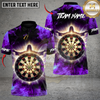 Maxcorners Darts Bullseye Ascension Multicolor Customized Name, Team Name 3D Shirt