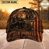 Maxcorners Hunting Orange Black Hunter Personalized 3D Cap
