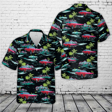 Maxcorners Custom Car 1967 Oldsmobile Cutlass 442 Hawaiian Shirt