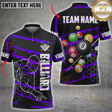 Maxcorners Billiard Mastershot Multicolor Customized Name, Team Name 3D Shirts