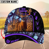 Maxcorners Premium Florapunk Deer Hunting Multicolor Personalized Name 3D Cap