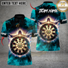 Maxcorners Darts Bullseye Ascension Multicolor Customized Name, Team Name 3D Shirt